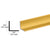 CRL Brite Gold 3/4" Anodized Aluminum L-Angle Trim