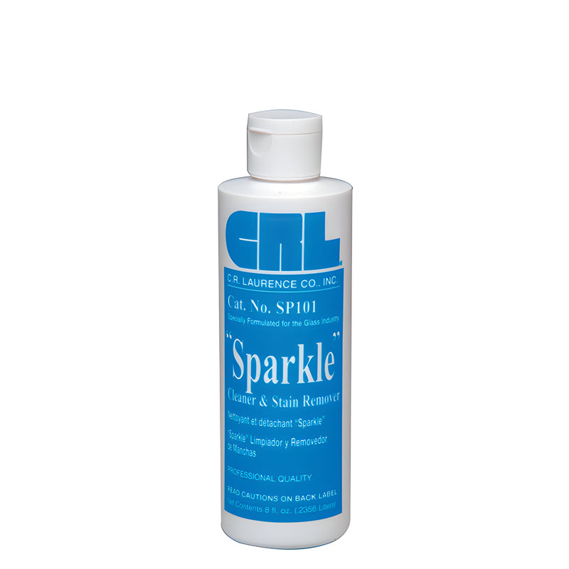 CRL "Sparkle" Cleaner SP101 8 oz bottle - glass, shower and auto water-spot and soap-scum remover.