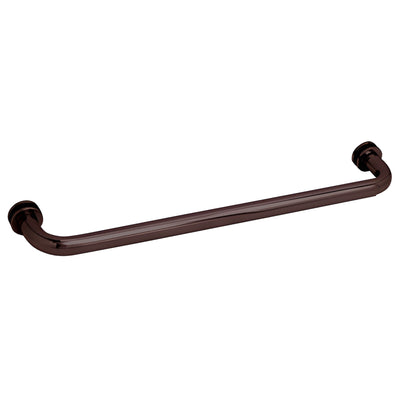 CRL 24-Inch Oil Rubbed Bronze Tubular Single-Sided Towel Bar