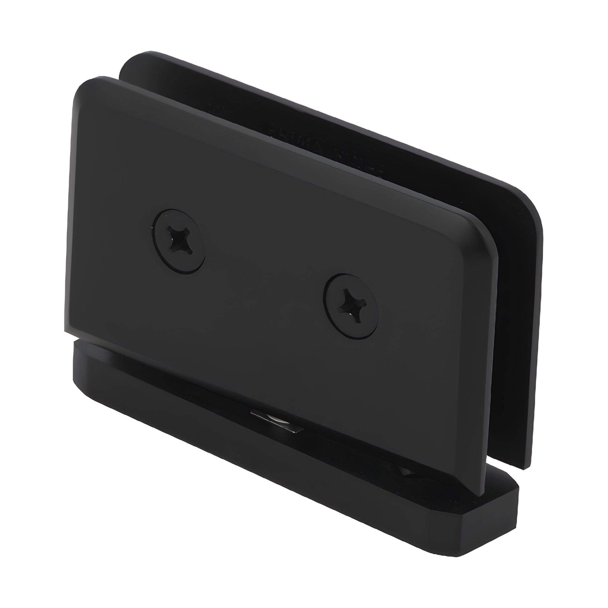 Oil-rubbed bronze frameless shower hinge, brass Number Two pivot for 8-10mm tempered glass, 5 pre-set