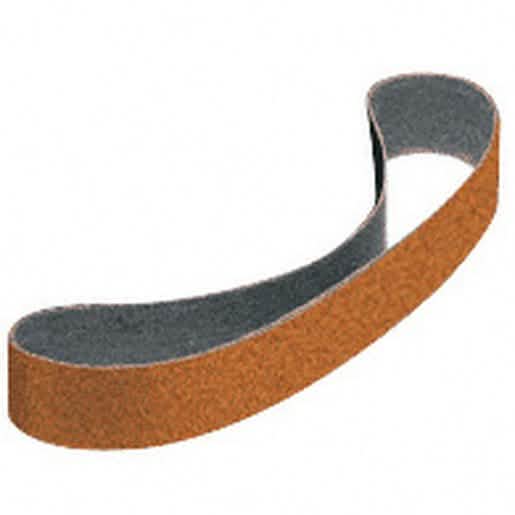 CRL 1-1/8" x 21" Cork Polishing Belt - 5/Box: Durable, precision polishing tool.