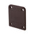CRL FB1 Matte Bronze End Cap Replacement for Glass Doors