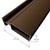CRL-U.S. Aluminum OS-2 Vertical Mullion Bronze 1" Glazing 24'2"