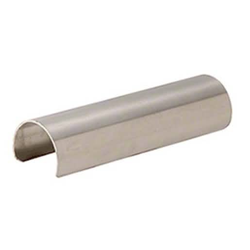 CRL 316 Stainless Steel Connector Sleeve for 1-1/2" Cap Rails - Durable and Sleek Design