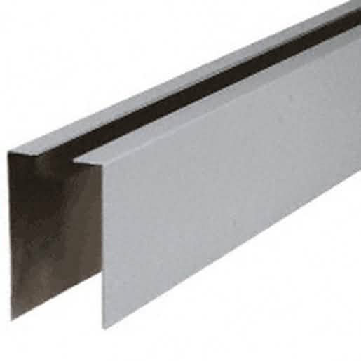 CRL Brushed Stainless Cladding for W7B Windscreen Base Shoe, 120" - Sleek and Durable Desi