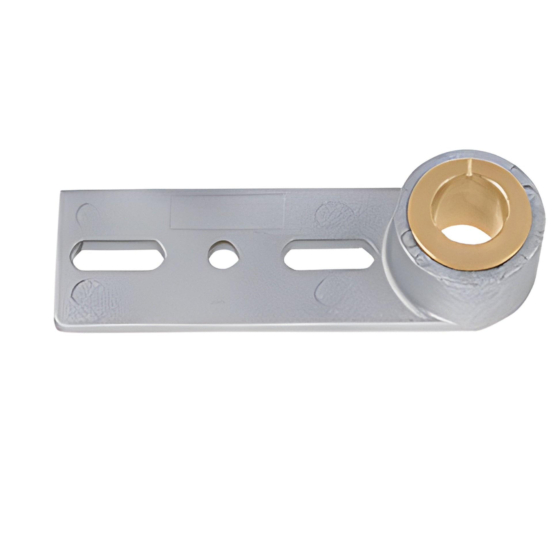 CRL 19/32" (15 mm) surface-mount top pivot, matte black finish, for patch fittings and Wedge-Lock systems - SKU 1NT401MBL