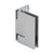 CRL Melbourne Polished Chrome Wall-Mount Offset Back Plate Hinge