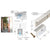 CRL 10' Brushed Brite Anodized Glazing Channel for 3/4 in Glass