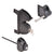 CRL Black Keyed Privacy Door Latch