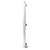 CRL Metropolis Polished Stainless Steel End Post for Glass Railing