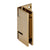 CRL Gold-Plated Adjustable Wall-Mount Offset Backplate Hinge