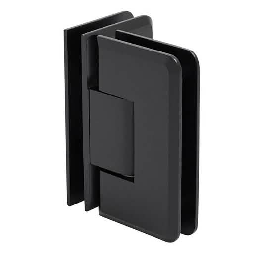 CRL Oil Rubbed Bronze 90º Glass-to-Glass Hinge for sleek, modern shower enclosures.