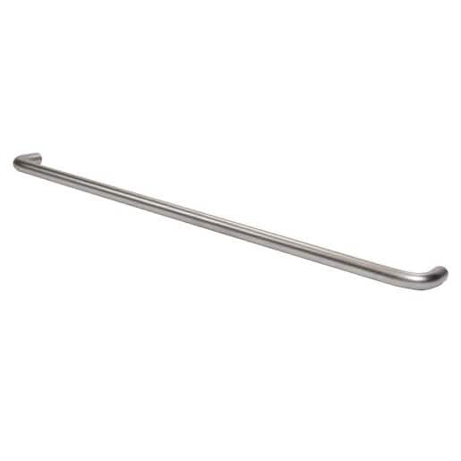 CRL 1" Clear Anodized Solid Pull Handle - 33" sleek, durable design for easy door access.