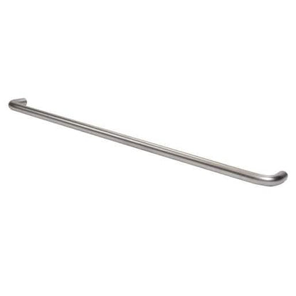 CRL 1" Clear Anodized Solid Pull Handle - 33" sleek, durable design for easy door access.