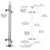 CRL P1 316 Stainless-Steel 42" Polished 180° Center-Post Railing Kit