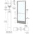 CRL-U.S. Aluminum 250 Narrow-Stile Geared Hinge, Clear Anodized