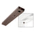 CRL 4-1/2" Anodized Black Bronze Single Door Header - Custom Length