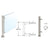 CRL 18" Brushed Stainless 1.5" Corner Post for Counter/Partition
