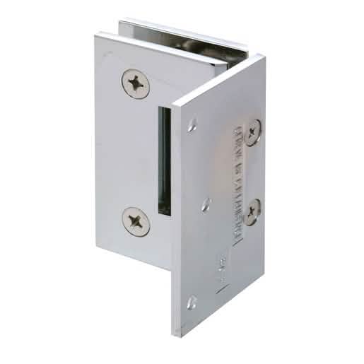 CRL Chrome Geneva 544 Series Wall Mount Offset Hinge with Back Plate - Image 3