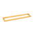 CRL Polished Brass SQ 18" Double-Sided Wall-Mount Towel Bar