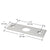 CRL Brushed Stainless Strike Plate
