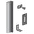 CRL Fallbrook Matte Black Wall-to-Glass Shower Door Frame Kit