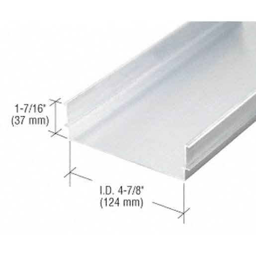 CRL 487 Clear Anodized OfficeFront™ Cased Jamb/Head, 24'-2" – Sleek, Durable Design