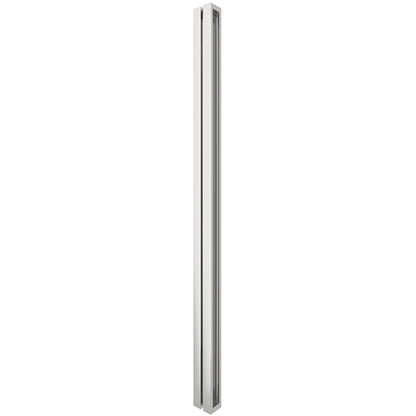 HPH600PS polished stainless steel O-style square tubular back-to-back shower door handle for 3/8 glass (59.3 center)