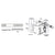 CRL DL2130 Aluminum Flat Faceplate Replacement Hook-Throw Deadlock