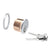 CRL Satin Anodized Mortise Lock Cylinder - Keyed Alike