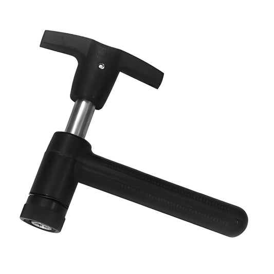 CRL A T Series Deluxe Hi Torque hand tool (SKU AA112), black T-handle mandrel with long grip and recessed socket-drive nose