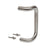 CRL 8 in Brushed Stainless Steel Solid Offset Door Pull Handle