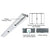 CRL Satin Anodized 4 in 1-Pocket Double-Sided Door Header, Custom