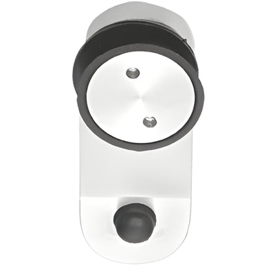 CRL Laguna Brushed Stainless Glass Door Stop for Frameless Doors