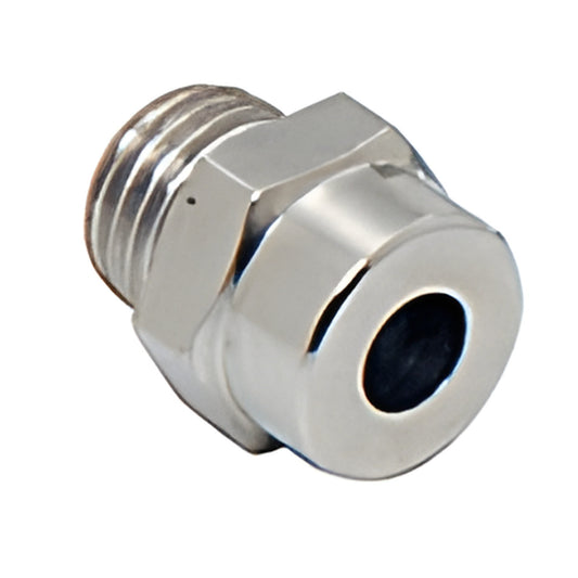 Chrome-plated replacement nosepiece M39379 (1/4-20) for CRL 39300 Thread Setter.