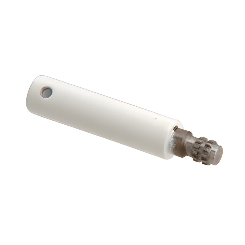 White diecast zinc Truth crank handle extension, 11/32" spline (SKU EP27045), 2" handle with built-in spindle.