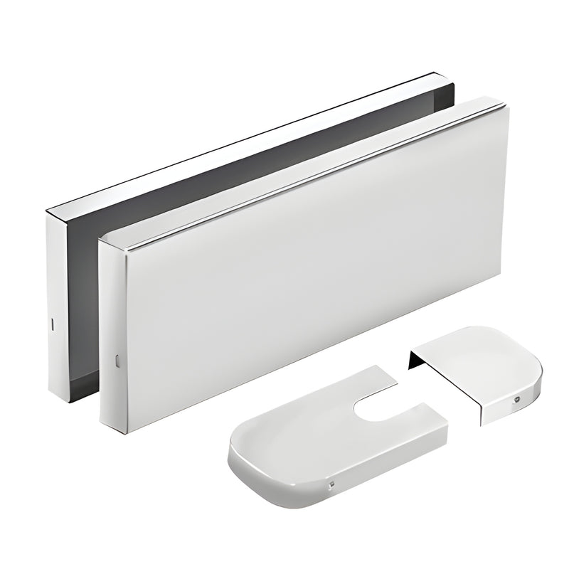 Polished stainless anodized replacement covers for CRL380 hydraulic patch fittings, set of 2 - SKU CRL380C0VERA