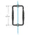 CRL 6 in Matte Black Victorian Back-to-Back Door Pull Handle