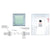 CRL Brushed Stainless Dual-Flange Bullet Resistant Door Vision Panel