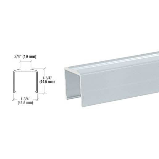 CRL Mill Bottom Rail for Pickets, 241" Long - Durable and Easy-to-Install Solution