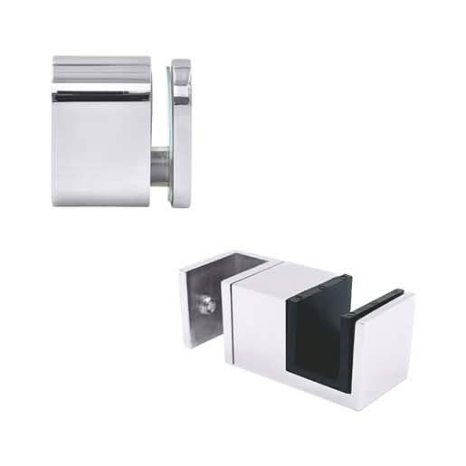 CRL Stainless Steel 90° Accessory Kit & Bottom Guide for Tofino Sliding Shower Door