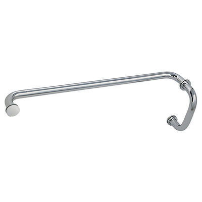 CRL Polished Nickel 6" Door Pull & 24" Towel Bar w/ Metal Washers