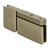 CRL Brushed Bronze Shower Door Pivot Hinge Top/Bottom with U-Clamp