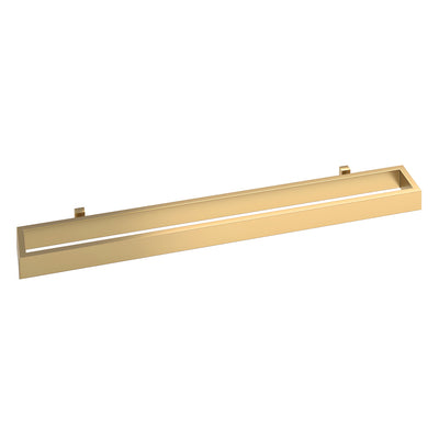 CRL 24 in Satin Brass Hollow O-Style Bathroom Towel Bar