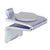 CRL Brite Zinc 3/4" Glass Shelf Support w/ Rubber Cushion KV233/KV255