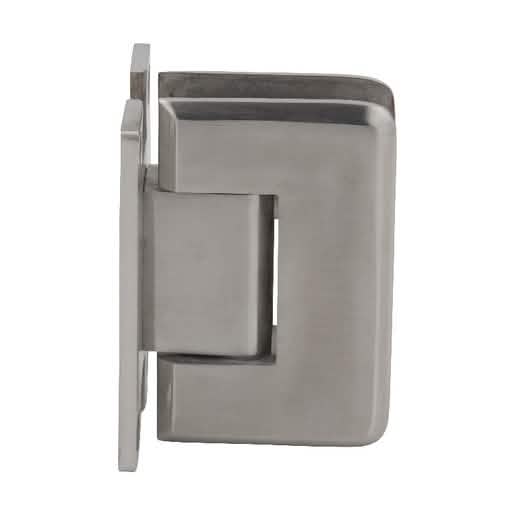 CRL 316 Brushed Stainless Steel Wall Mount 'H' Back Plate Hinge - Ultimate 037 Series