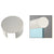 CRL 316 Brushed Stainless Steel 3-Inch End Cap for Railing