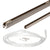 CRL 95 in Brushed Nickel EZ-Adjust Replacement Shower Door Header Kit