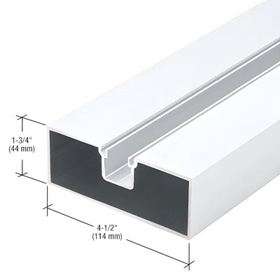 CRL-U.S. Aluminum Center-Hung Hollow Door Jamb 24'2" White Kynar®