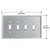 CRL Clear Quad-Toggle Glass Mirror Mounting Plate